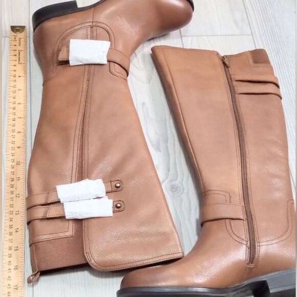 (T-4123)  Women's Naturalizer Jessie Wide Calf Riding Boot Sz 8 - Picture 3 of 12